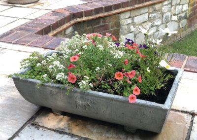 Garden flower tub